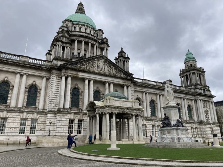 A Belfasti Városháza (City Hall) 1906-ban épült, érdemes az ingyenes nyilvános túrák egyikén részt venni