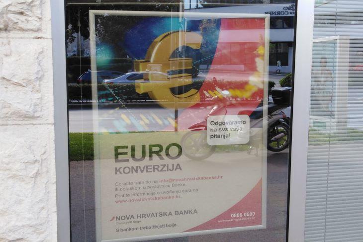 Horvátország átállt az euróra. Fotó: privatbankár/Mester Nándor
