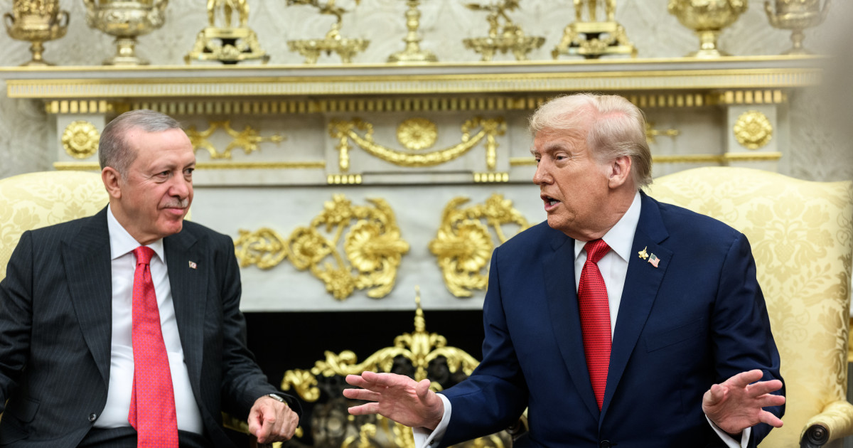 A török és az amerikai elnök a Fehér Házban