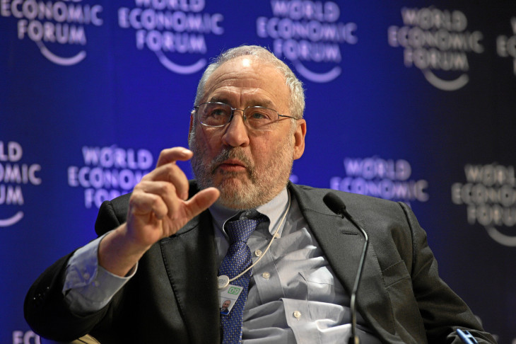 Joseph Stiglitz a Világgazdasági Fórum 2009-es davosi éves találkozóján