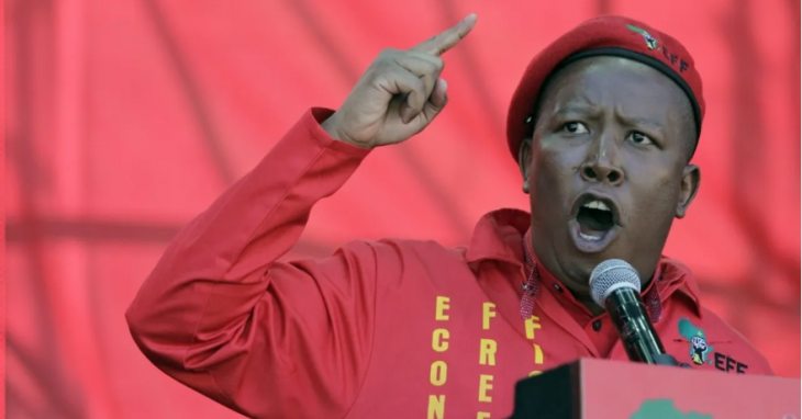 Julis Malema az EFF vezére igen harcias. Fotó: BNN