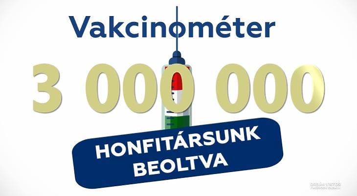 Megvan az újabb mérföldkő: 3 millió oltást adtak be idehaza