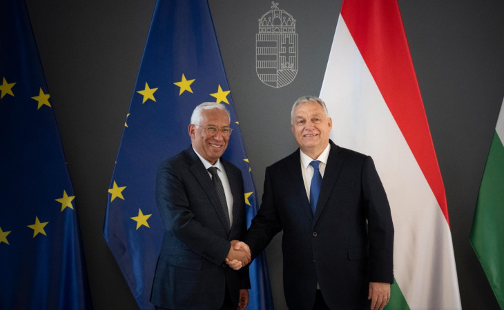 António Costa Orbán Viktornál jár