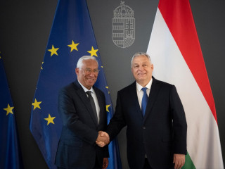 António Costa Orbán Viktornál jár