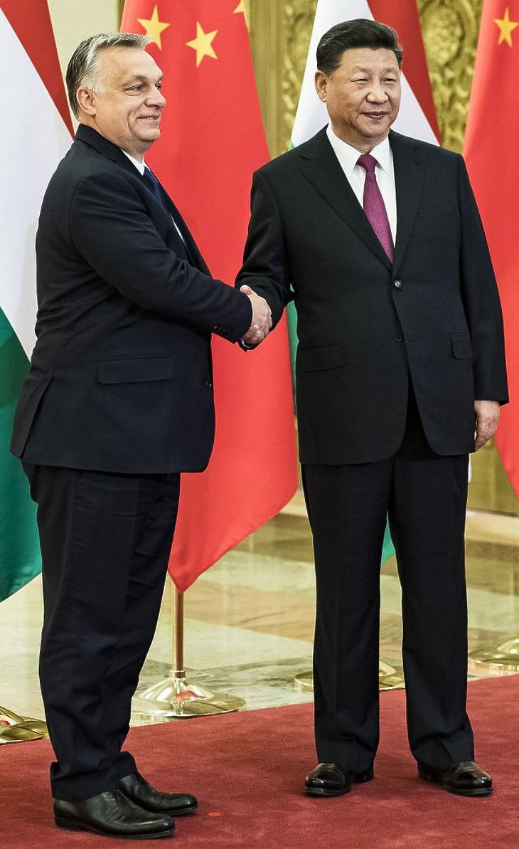 A nap képe: ilyen furcsán már régen fogtak kezet Orbán Viktorral