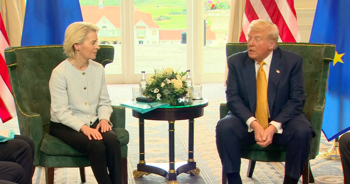 Ursula von der Leyen és Donald Trump Skóciában állapodott meg az új vámokról