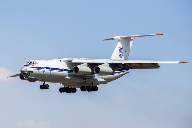 Il-76-os. Ilyen repülőgép zuhant le Belgorodnál. Fotó: Depositphotos