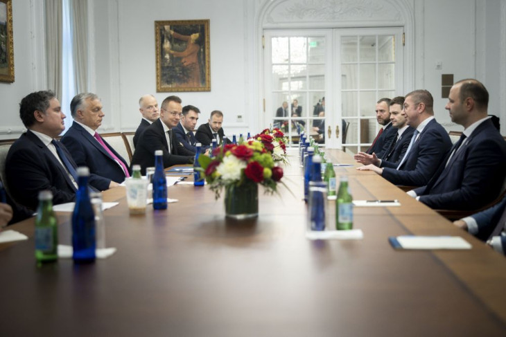 Orbán Viktor és Szijjártó Péter Washingtonban