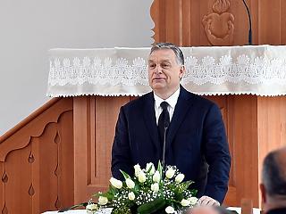 A nap képe: Orbán szokatlan helyen mondott ma beszédet