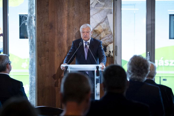 Csányi Sándor, az OTP Bank elnök-vezérigazgatója egy korábbi rendezvényen.