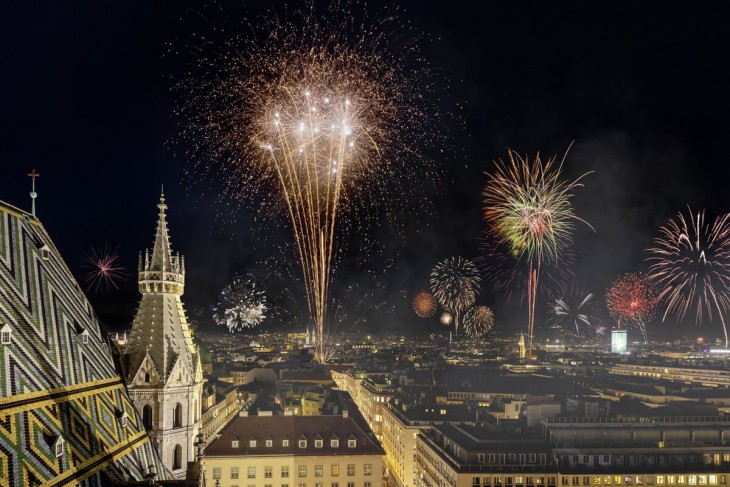 Mindig nagy hagyománya volt Bécsben a hangos óév-búcsúztatónak. Fotó: The Vienna Blog