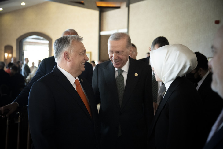 Orbán Viktor és Recep Tayyip Erdogan az Antalyai Diplomáciai Fórumon 2025. április 11-én