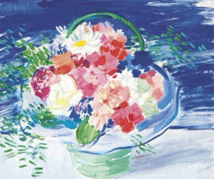 Vaszary János: Nyári virágok (Virágcsendélet), 1935 körül 