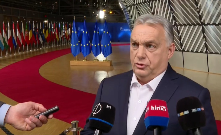 Orbán Viktor bejelenti a véleménynyilvánító szavazást Brüsszelben