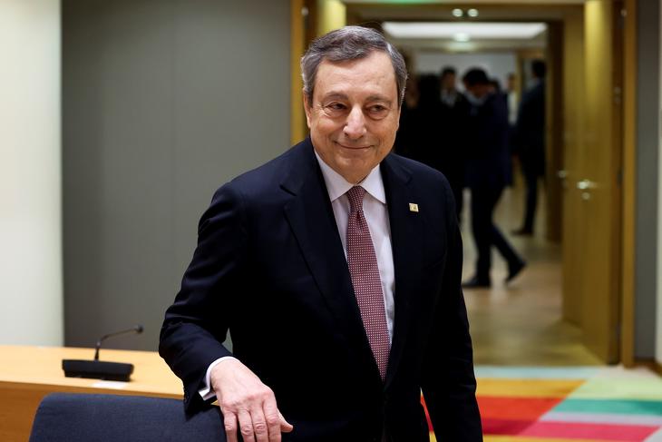 Mario Draghi. Fotó: Európai Tanács