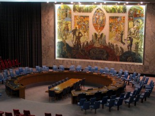 Az ENSZ Biztonsági Tanácsának ülésterme 