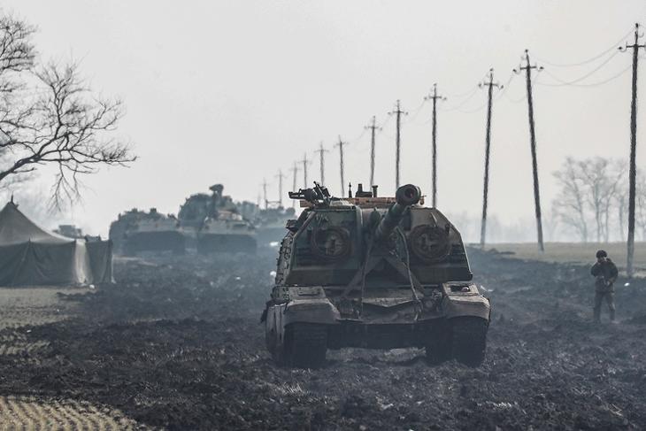 Oroszország megtámadta Ukrajnát. Fotó: EPA/YURI KOCHETKOV