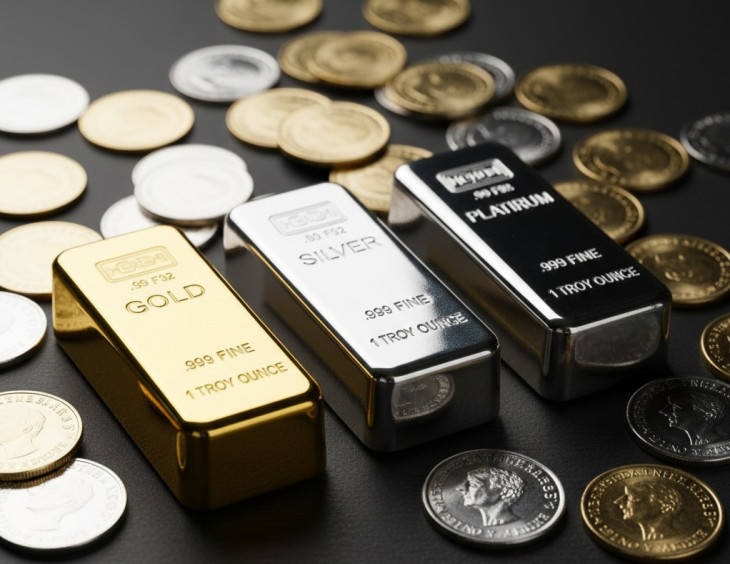 Arany ezüst platina