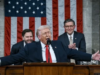 Maratoni évértékelőt tartott Donald Trump