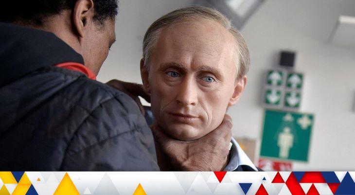 Nagyon megszorongatták Putyin nemzetközi pozícióit. Fotó: Grevin múzeum, Párizs/skynews.com