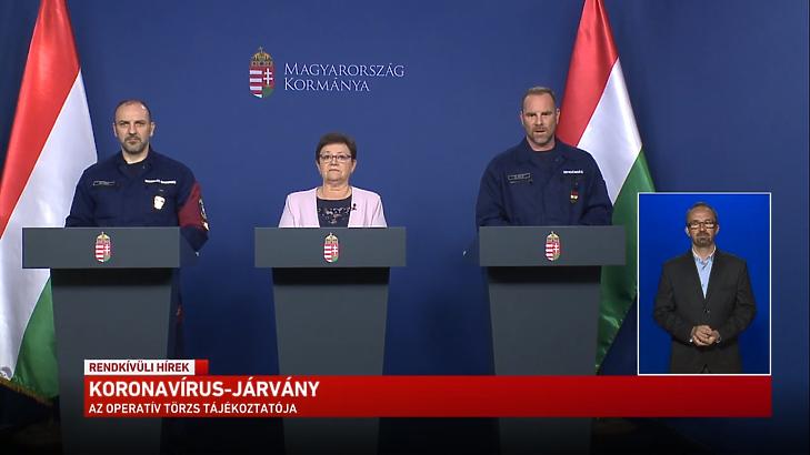 Itt nézhető vissza az operatív törzs sajtótájékoztatója