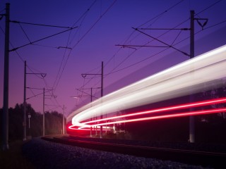 Éjszakai vonat. Fotó: Depositphotos