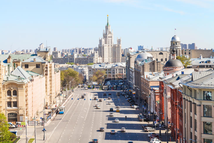Egy utca Moszkvában. Fotó: Depositphotos