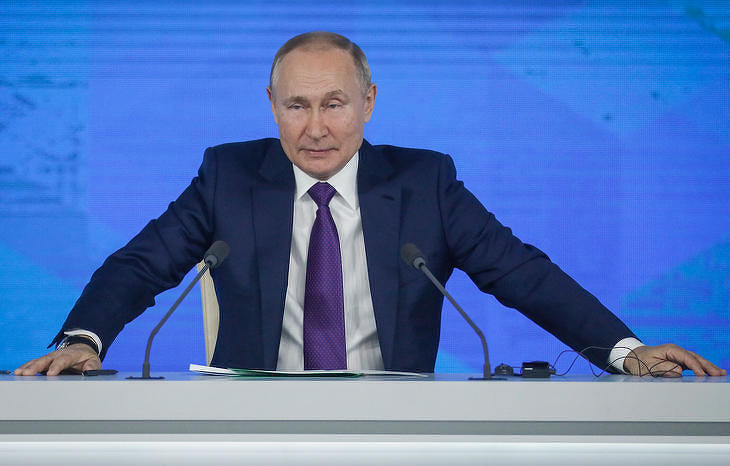 Putyin elterelné népének figyelmét az Ukrajnában folyó eseményekről Fotó: EPA