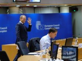 Donald Tusk az Európai Tanács egyik ülésén. Fotó: Európai Tanács