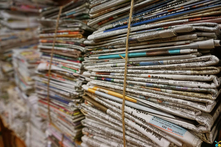 Egyre kevesebben olvasnak nyomtatott újságot (Fotó: Pixabay)