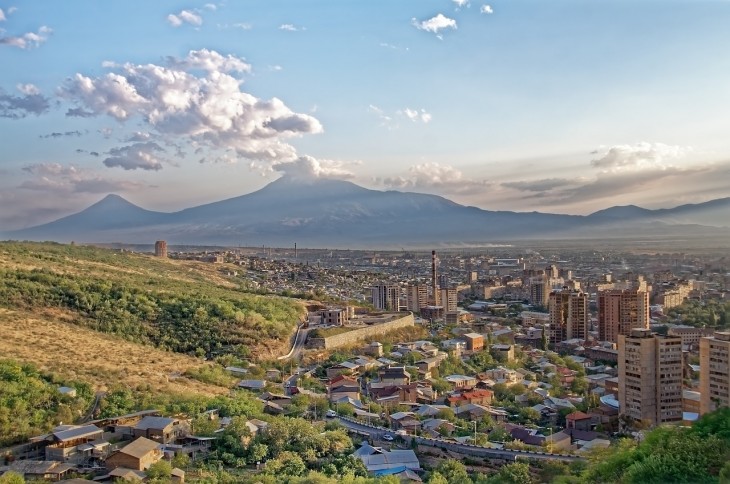 Jereván, Örményország fővárosa. Az ország  rossz helyzetben van. Fotó: Pixabay