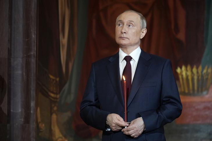 Putyin atomfegyvert is bevetne? Fotó: MTI/EPA/Pool/AP/Alekszandr Zemljanyicsenko