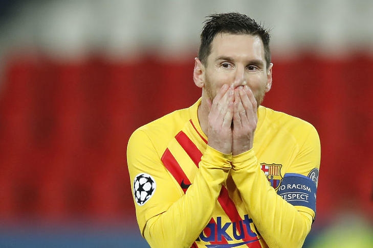 Messi nélkül értelmezhetetlen az FC Barcelona közelmúltja (Fotó: MTI/AP/Christophe Ena)
