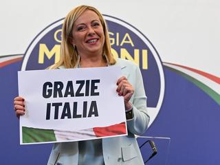 Giorgia Meloni leendő olasz miniszterelnök 