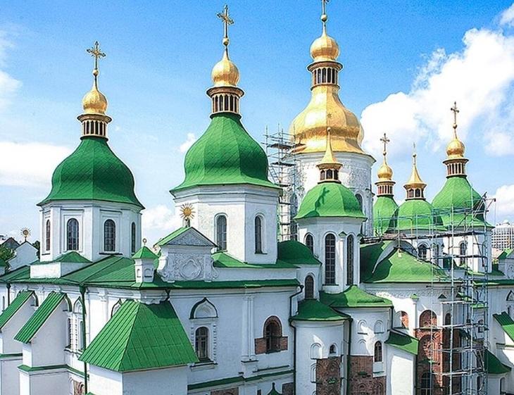 A kijevi Szent Szófia templom minden fővárosba látogató turistának szinte kötelező látványosság.  Fotó: UNESCO