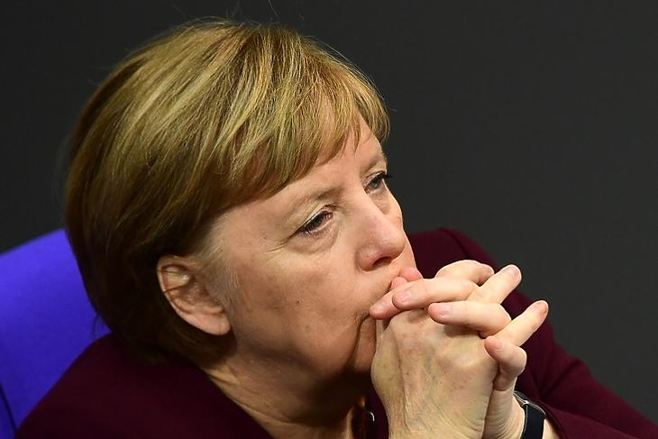 Angela Merkel, a távozó német kancellár (EPA/CLEMENS BILAN)