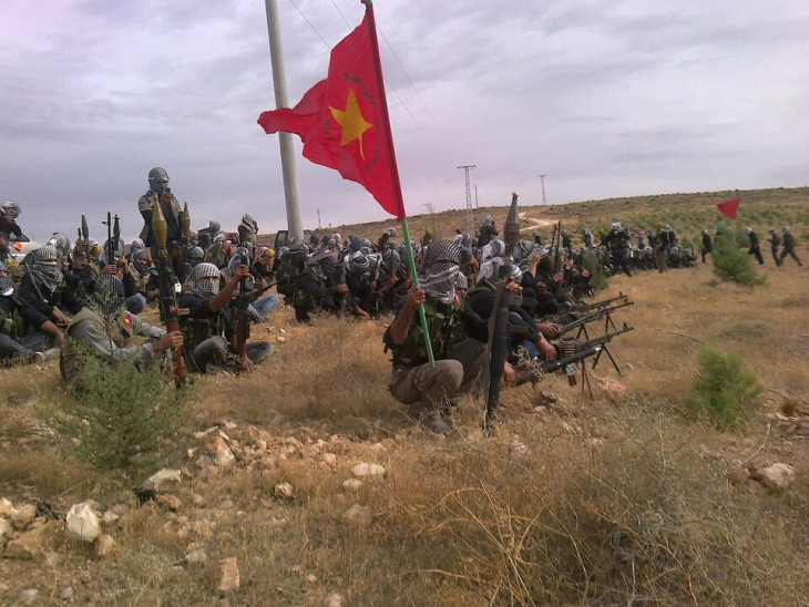 A kurd YPG harcosai