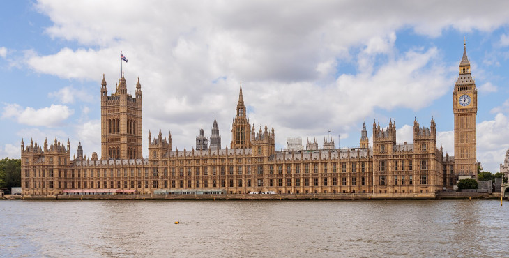 A Westminster palota az angol parlament székhelye