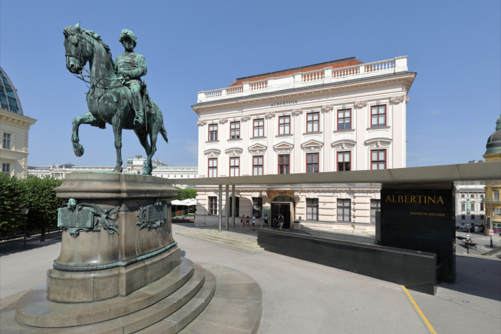 Az Albertina Múzeum, ahol jó elmerengeni