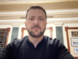 Az ukrán elnök Volodimir Zelenszkij gyakran szól népéhez és a világhoz