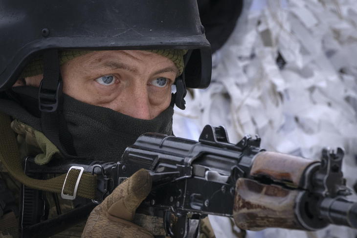 Sikertelenül zárult egy orosz támadás. Fotó: MTI/AP/Efrem Lukackij