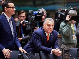  	Mateusz Morawiecki lengyel kormányfő és Orbán Viktor miniszterelnök