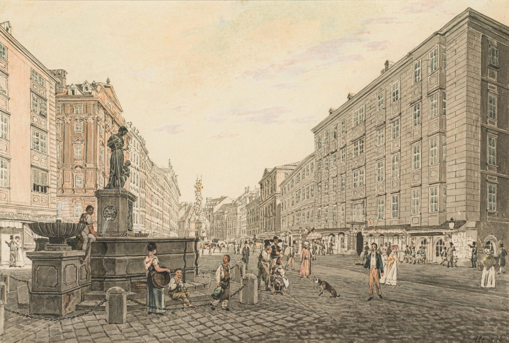 Jakob Alt: Graben, 1826