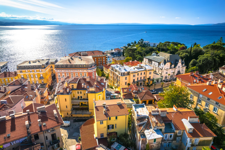 Tenger és történelem – Opatija madártávlatból