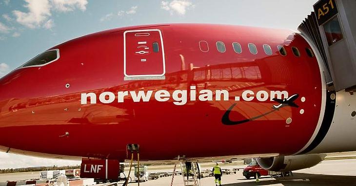 A Norwegian egyik gépe (Forrás: norwegian.com)
