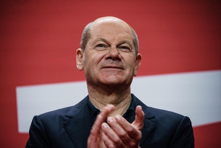 Egy kis jó hírt kapott Olaf Scholz német kancellár