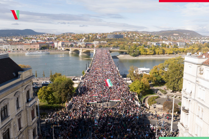 Orbán Viktor a Békemenetet Európa legfontosabb mozgalmának nevezte 
