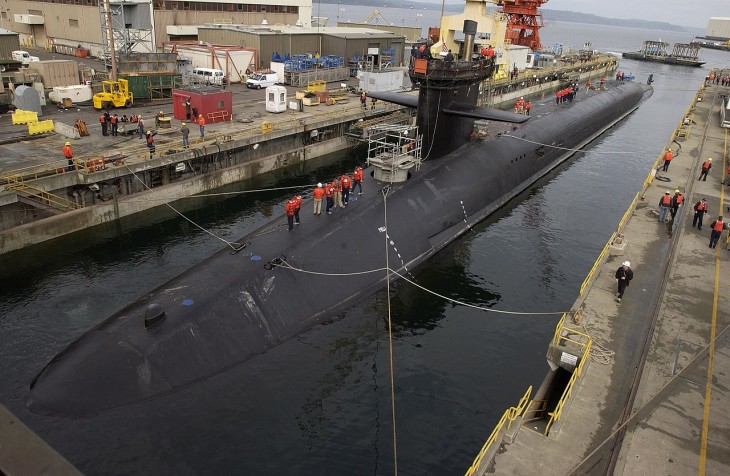 A USS Michigan a világ egyik legnagyobb tengeralattjárója. Fotó: Wikipedia