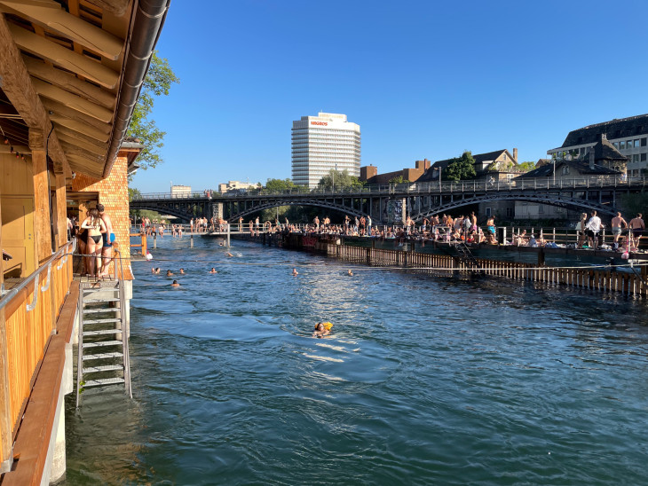  Szabadstrand Zürich közepén