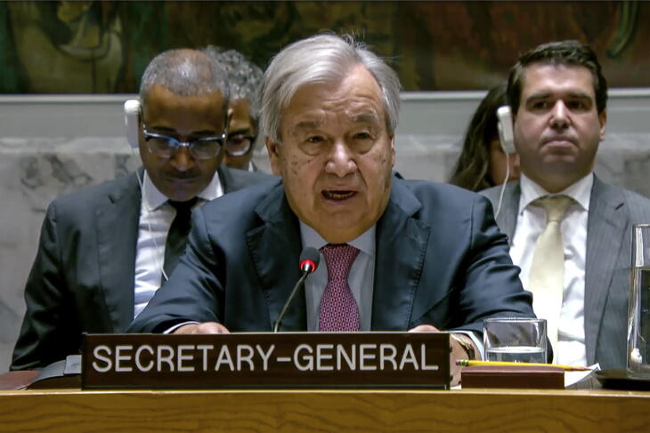 António Guterres ENSZ főtitkár élesen elítélte a támadást